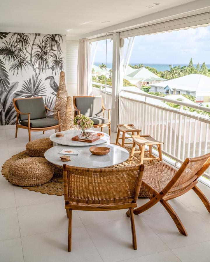 Appartement Toucan - Grand Standing Pleine Vue Mer Saint-Francois  Kültér fotó